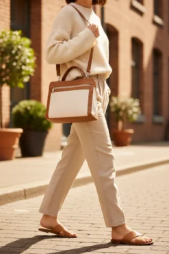 Bolsa Elegante Tipo Tote Con Cierre Para Mujer Roger 06648-06649