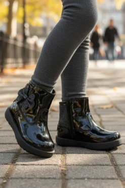 Bota Happy Shoes Para Niña Moda Moño 08353-08355