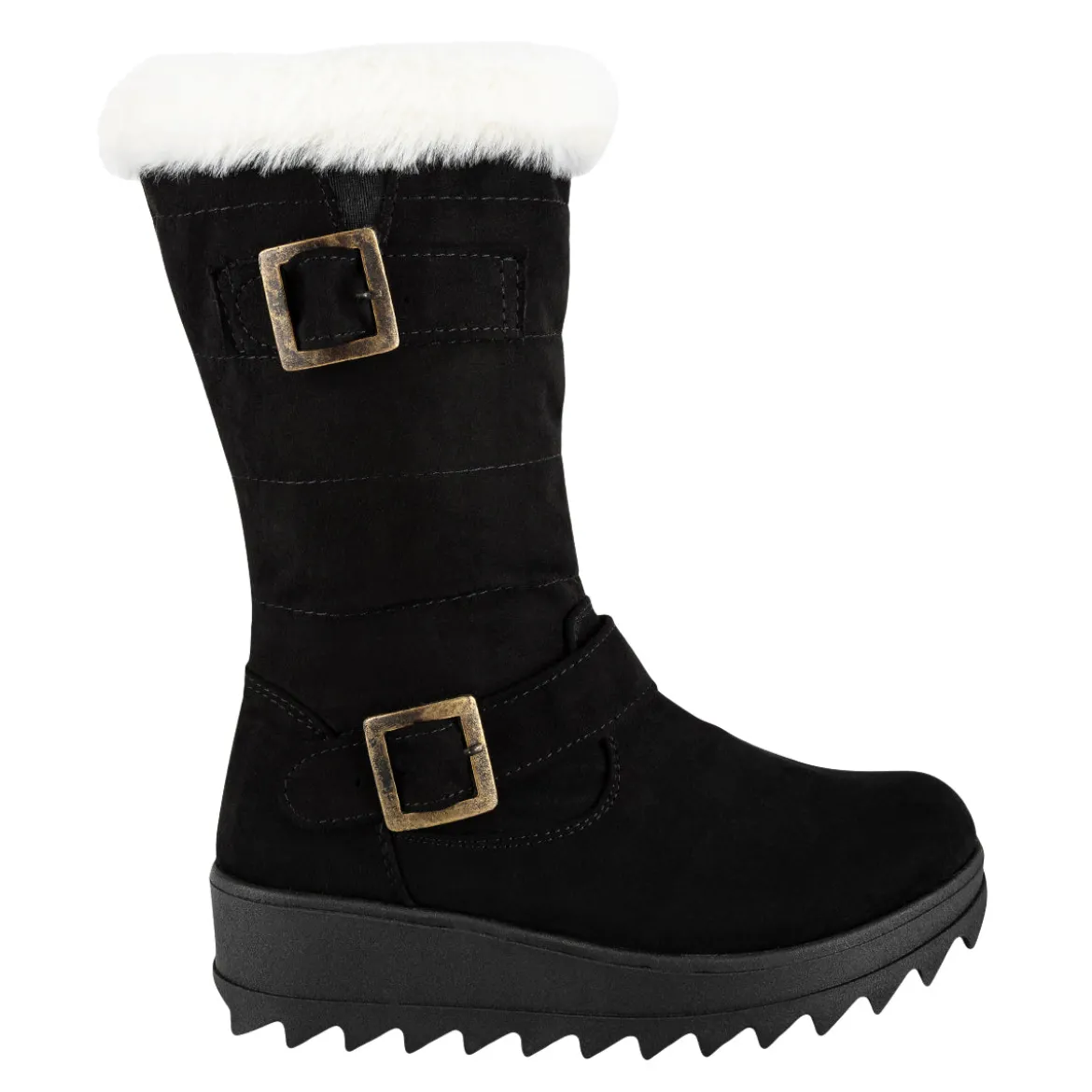 Botas Invernales Hebillas Para Mujer Itzel 08374-08375