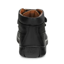 Botín Escolar Dogi Para Niño Piel Negro Velcro 02048
