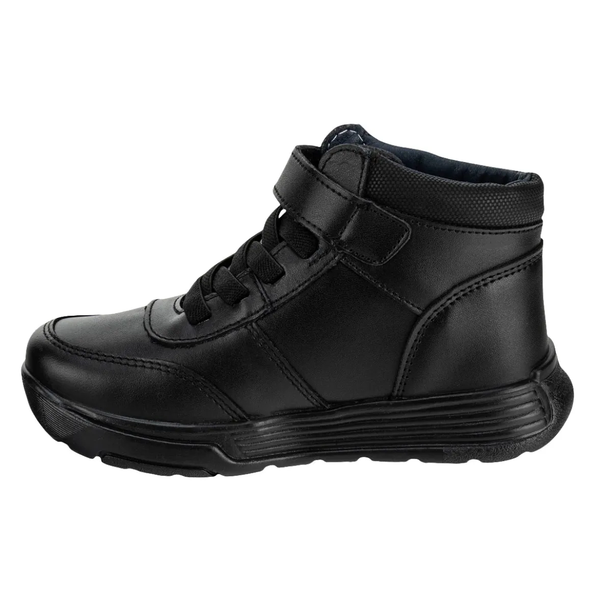 Botín Moda Negro Escolar Niño Yuyin 05609