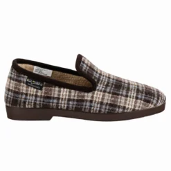 Pantufla Confort Cuadros Para Hombre Extra Confort 07362-63