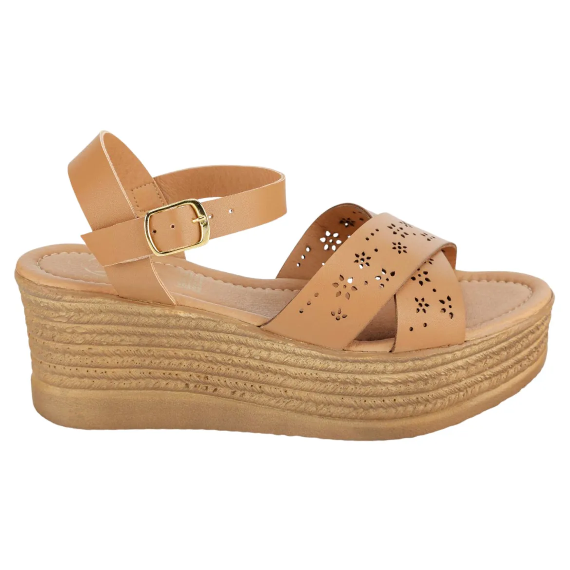 Sandalia Casual Cuña Para Mujer Joza 06500/06501