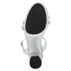 Sandalia Fiesta Graduación Moda Brillo Para Mujer Joza 06357/58 Plata-Oro