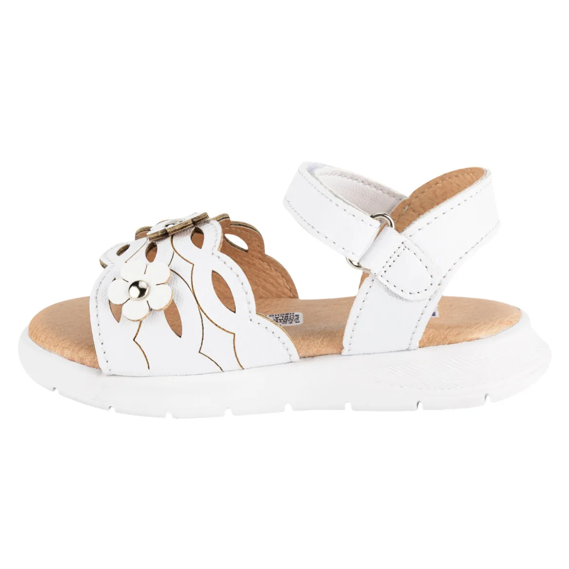 Sandalia Happy Shoes Para Niña Floral 08469