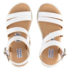 Sandalia Happy Shoes Para Niña Plana Corazón 08471
