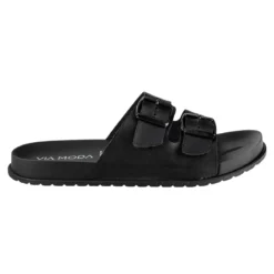 Sandalia Slide Hebilla Para Hombre Viamoda 08480