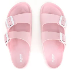 Sandalia Sport Hebilla Para Mujer Elega Negro/Rosa 00792-01777