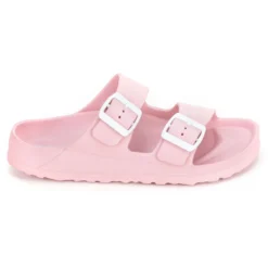 Sandalia Sport Hebilla Para Mujer Elega Negro/Rosa 00792-01777