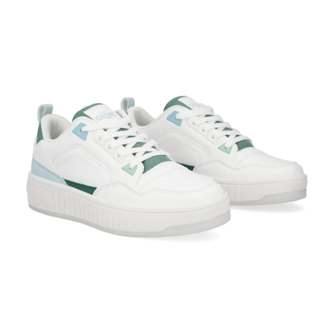 Tenis Blancos Casual Para Mujer Capa de Ozono 08428
