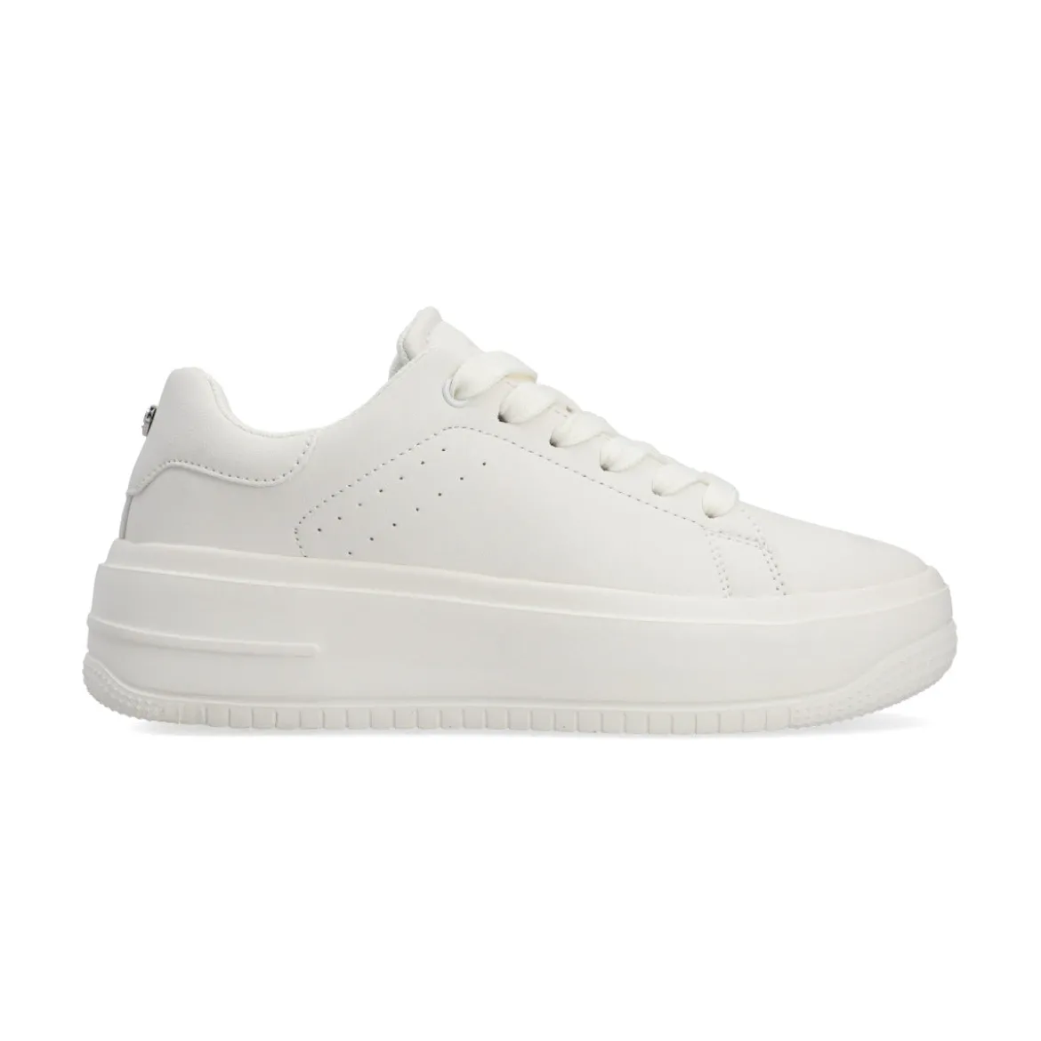 Tenis Blancos Casual Plataforma Para Mujer Capa de Ozono 08427