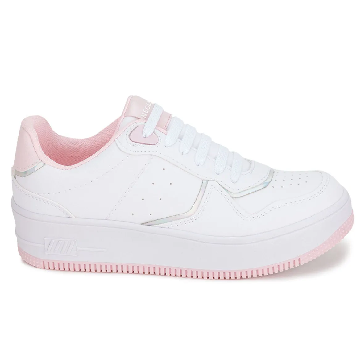 Tenis Blancos Casual Sneakers Para Mujer Neo Sport 02377