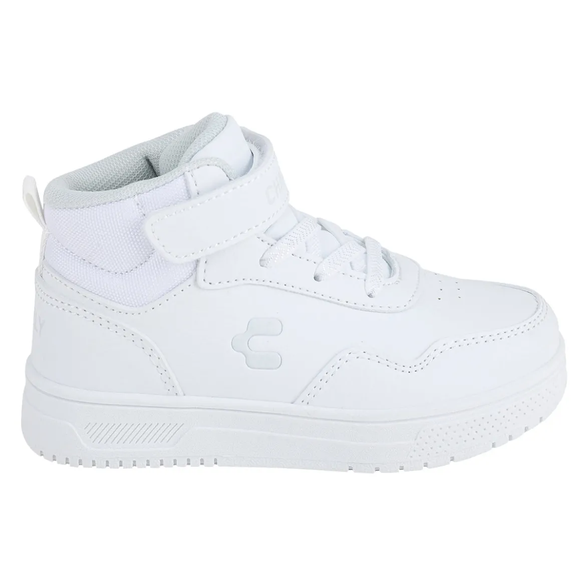 Tenis Blancos Charly Para Niño Bota Velcro 04514