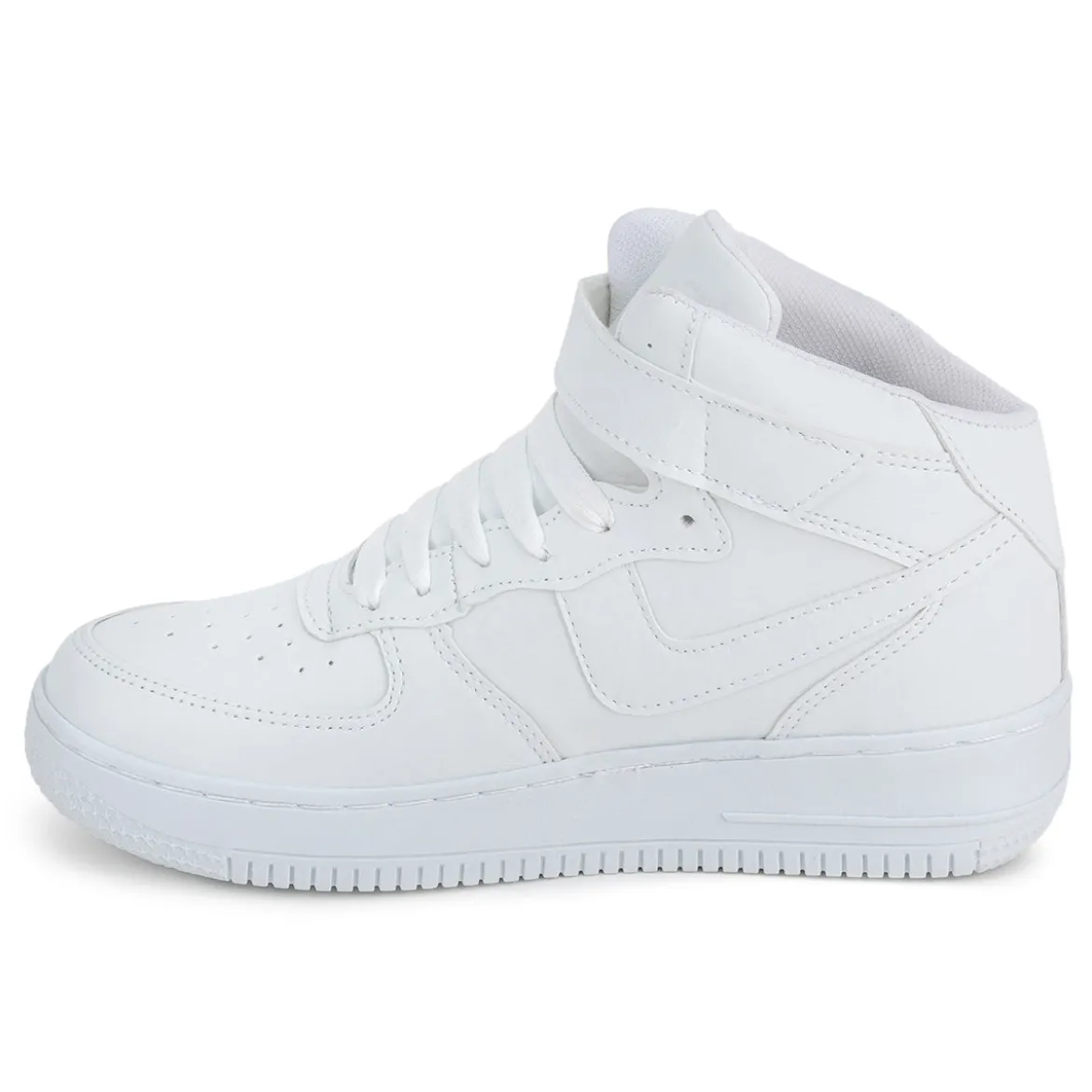 Tenis Blancos Escolar Bota Casuales Niño Stampa 05335