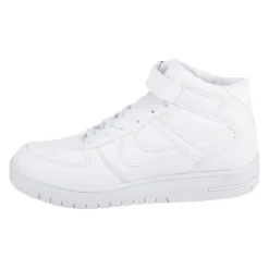 Tenis Blancos Escolar Bota Casuales Para Niño Joven Panam 06087