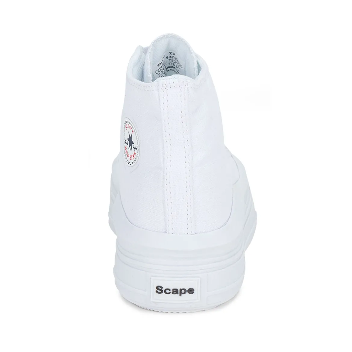 Tenis Blancos Escolar Casual Niña Scape 03535-37