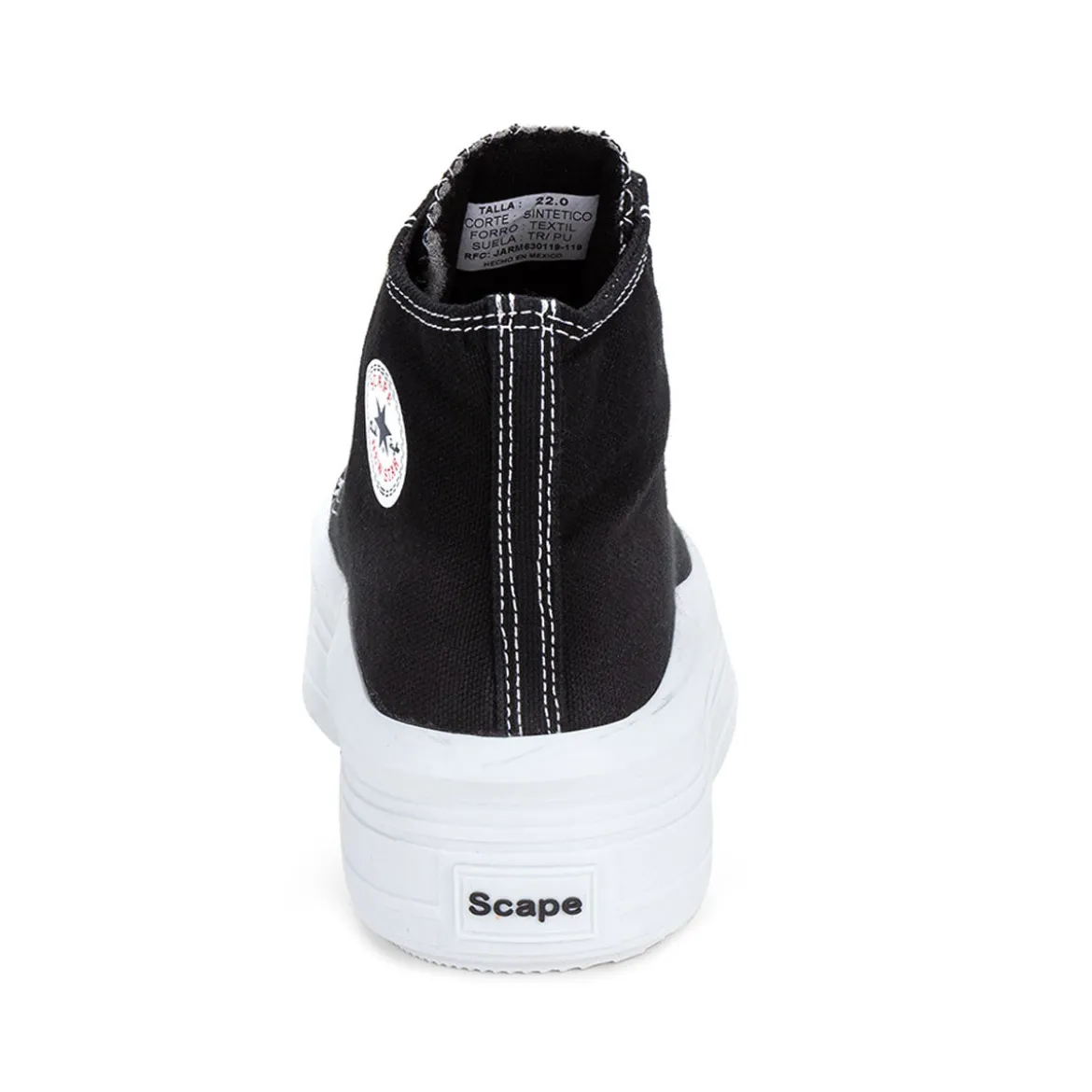 Tenis Blancos Escolar Casual Niña Scape 03535-37