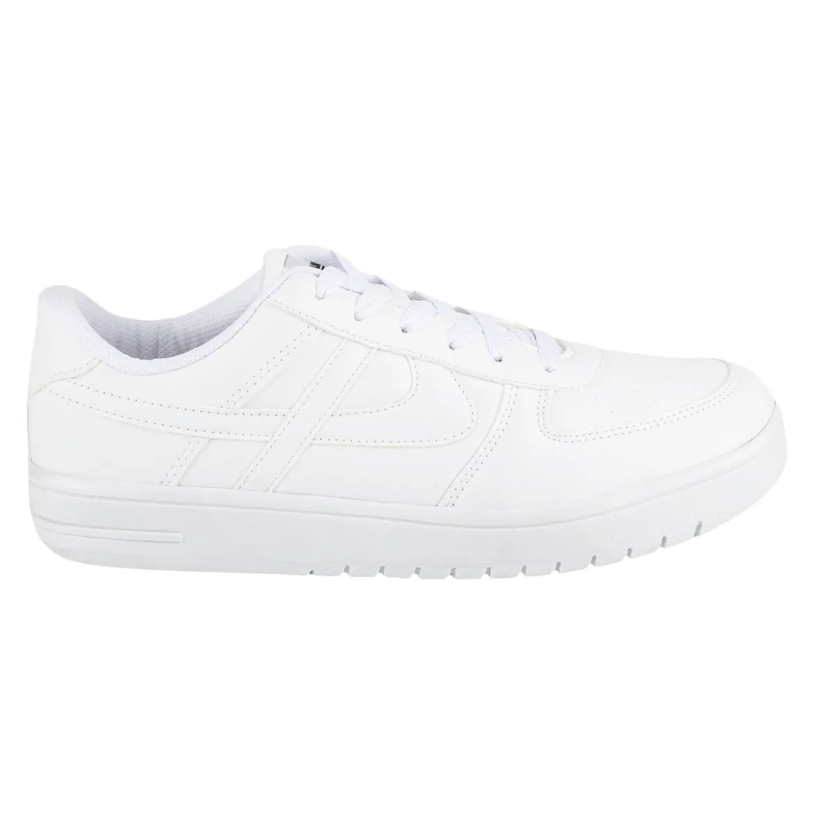 Tenis Blancos Escolar Panam Para Niño Joven Moda Casual 01168