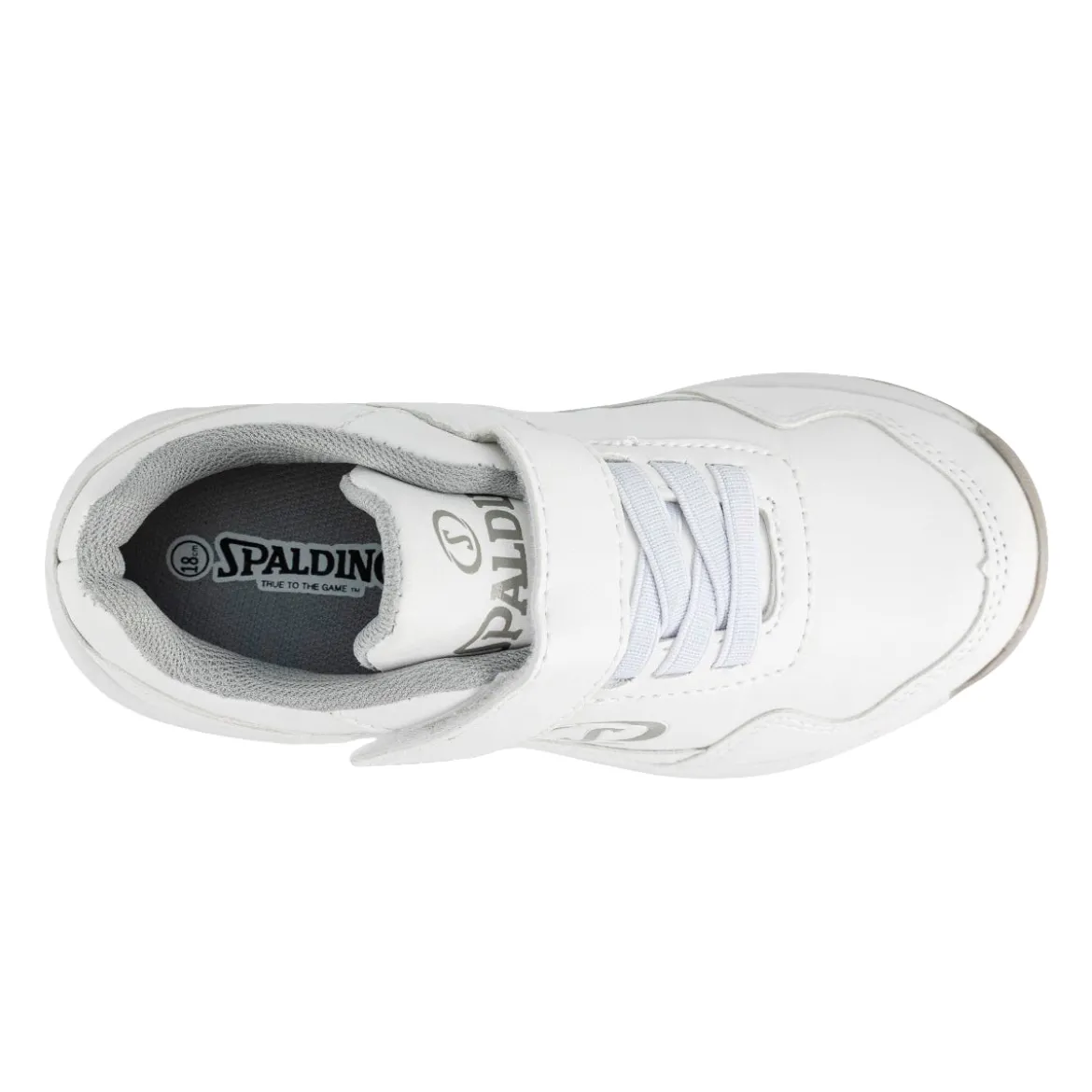 Tenis Blancos Escolar Spalding Para Niño Deportivo 05865
