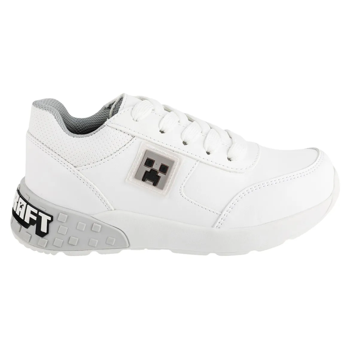Tenis Blancos Minecraft Para Niño 07244