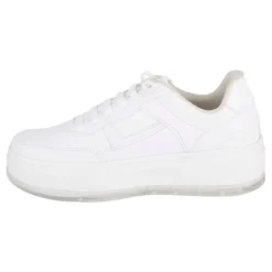 Tenis Blancos Plataforma Para Mujer Neosport 05571