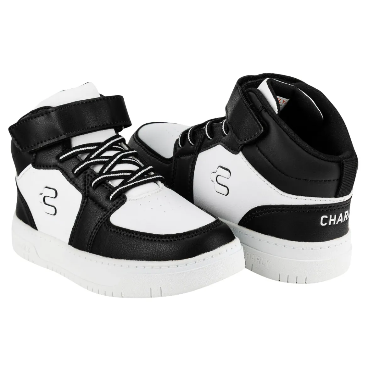 Tenis Charly Para Niño Casual Svart Hvit 07400/01
