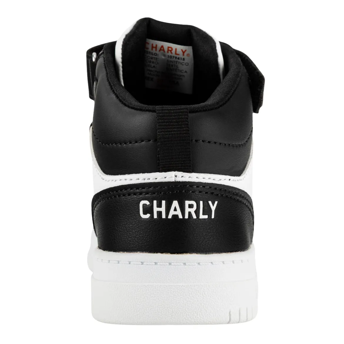 Tenis Charly Para Niño Casual Svart Hvit 07400/01