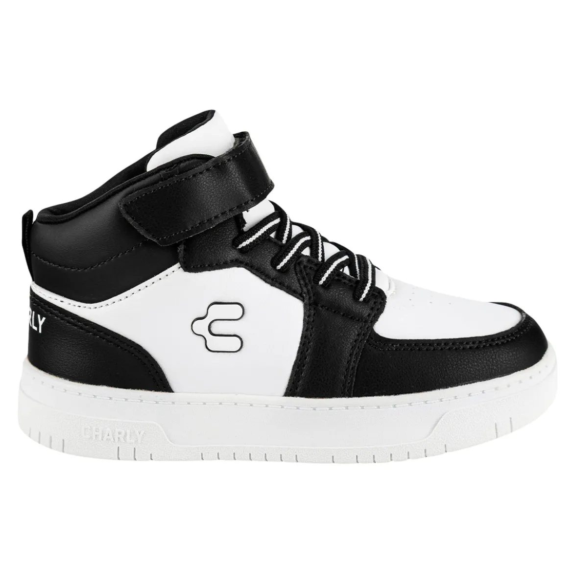 Tenis Charly Para Niño Casual Svart Hvit 07400/01