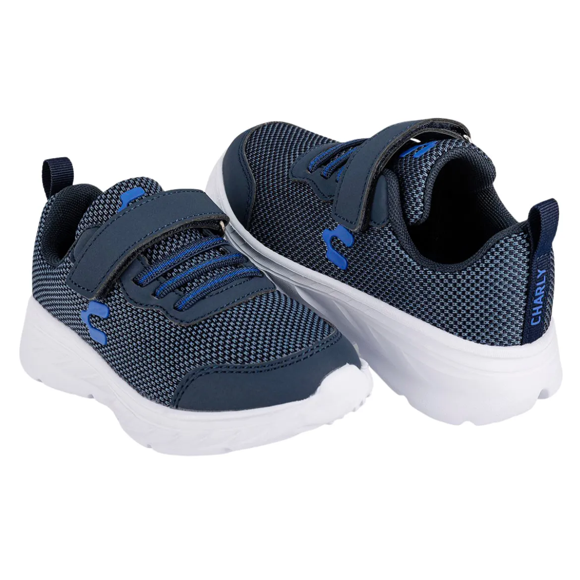 Tenis Charly Para Niño Deportivo Scoter Cómodo Marino-Negro 06255/56