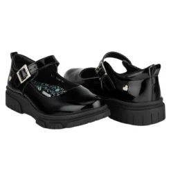 Zapato Charol Escolar Corazón Joven Blasito 05416