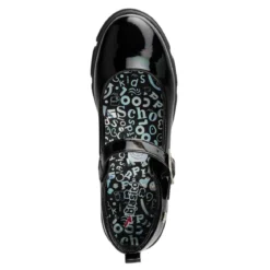 Zapato Charol Escolar Corazón Joven Blasito 05416
