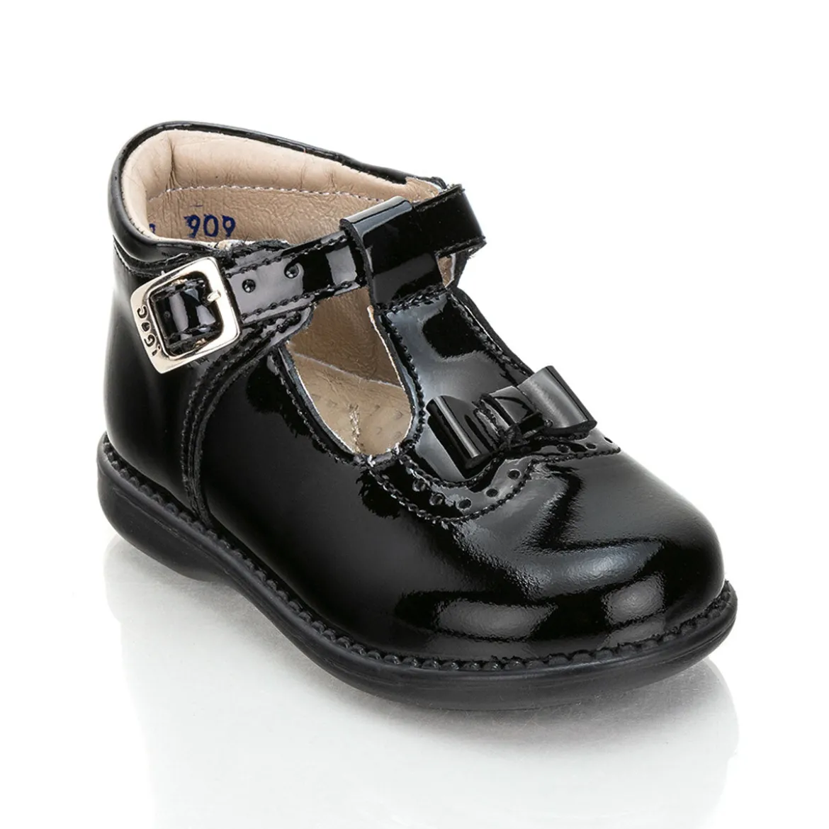 Zapato Dogi Para Niña Botín Charol Moño 01797