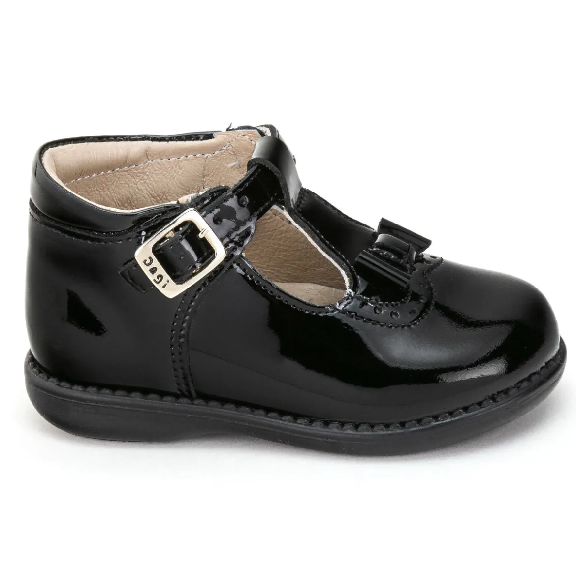Zapato Dogi Para Niña Botín Charol Moño 01797