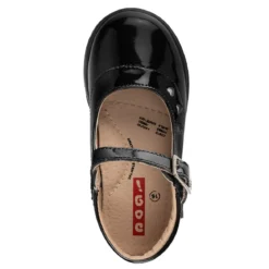 Zapato Dogi Para Niña Corazón Escolar Negro 05506