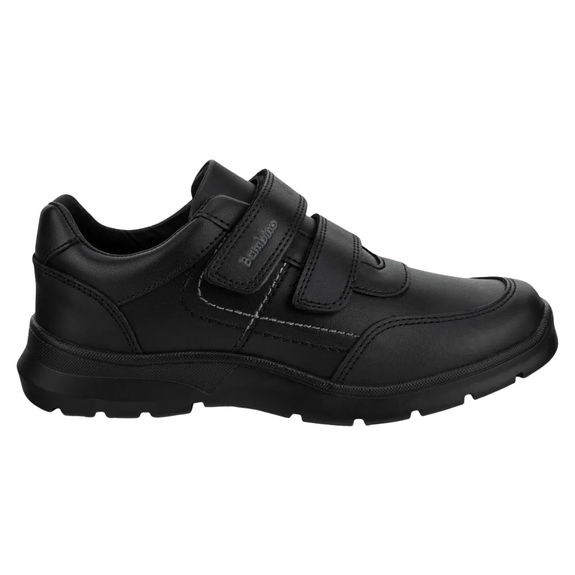 Zapato Escolar Ancho Velcro Niño Bambino 07167