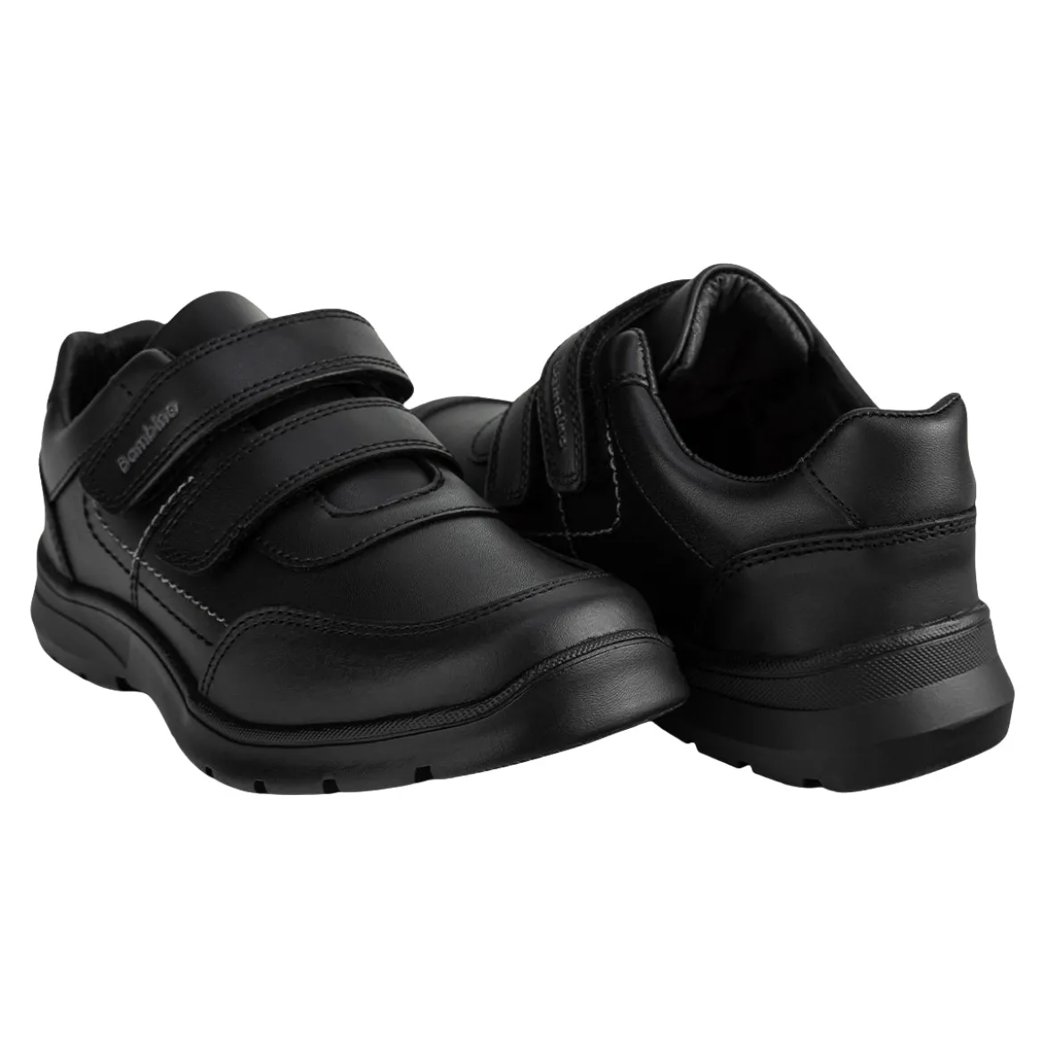 Zapato Escolar Ancho Velcro Niño Bambino 07167