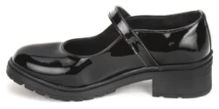 Zapato Escolar Bambino Para Niña Negro Charol Casual 02903