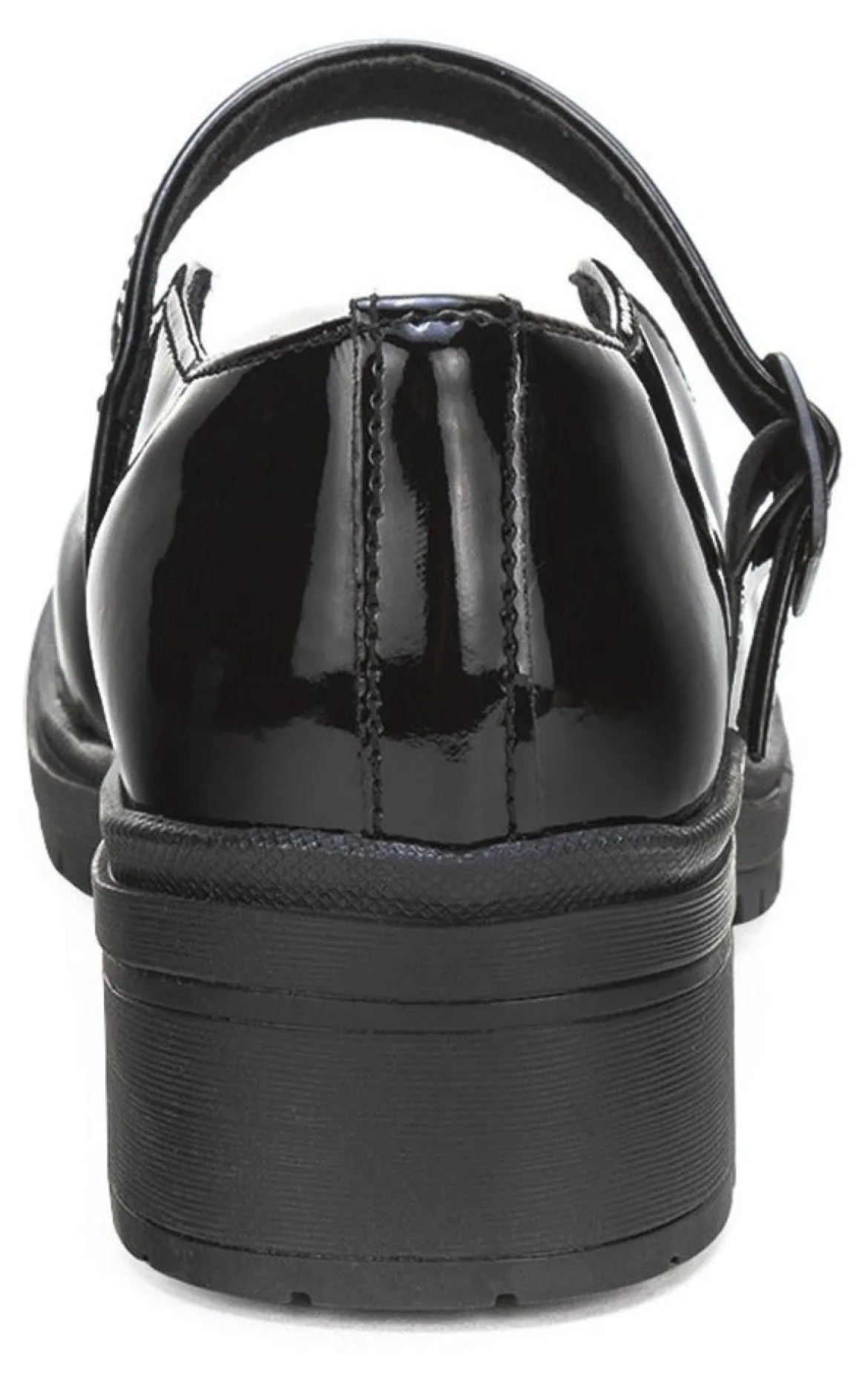 Zapato Escolar Bambino Para Niña Negro Charol Casual 02903