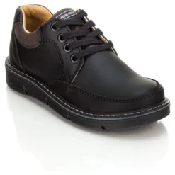 Zapato Escolar Casual Niño Piel Negro Rokino 00755