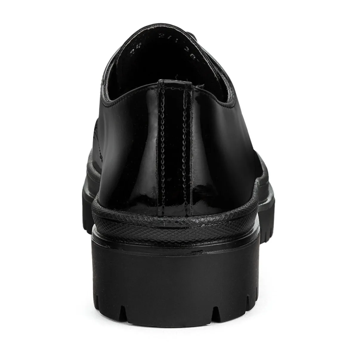 Zapato Escolar Charol Negro Para Junior Niña Blasito 04494