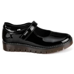 Zapato Escolar Coqueta Para Niña Moda Charol 04363