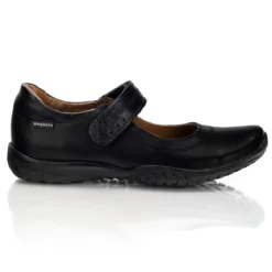 Zapato Escolar Coqueta Para Niña Negros Piel Casuales Flats 00140/141
