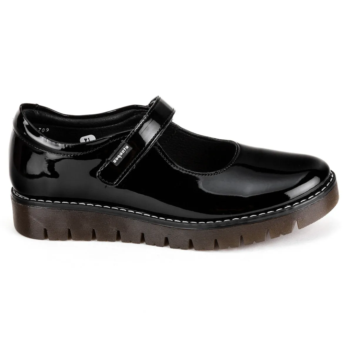 Zapato Escolar Coqueta Para Niña Plataforma 04364