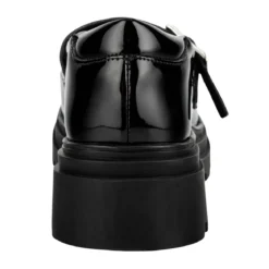 Zapato Escolar Coqueta Para Niña Tacón Chunky Junior 07210