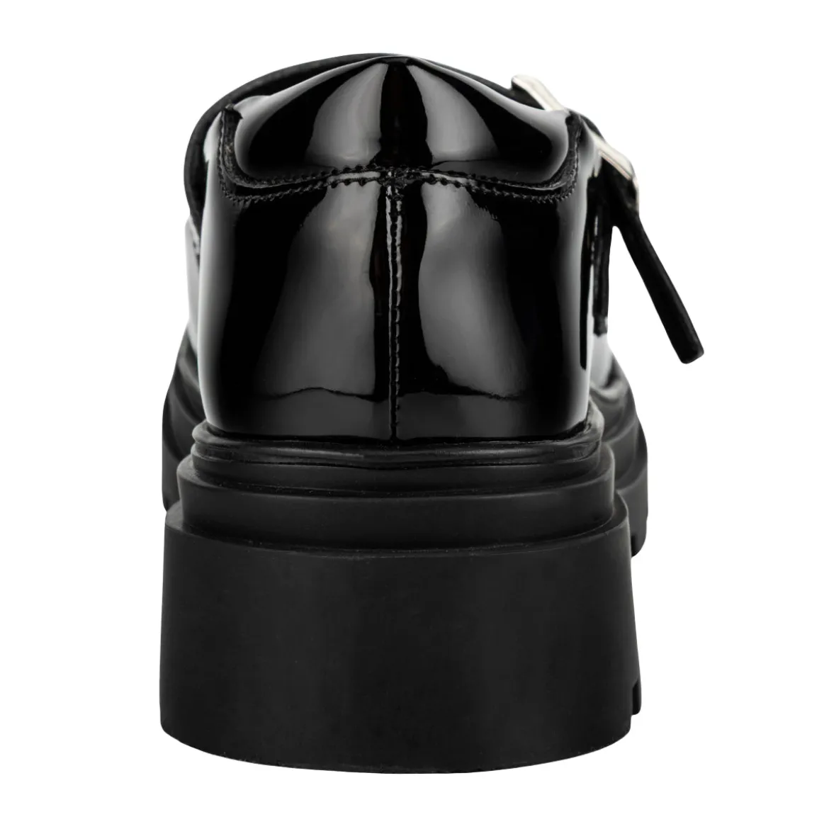 Zapato Escolar Coqueta Para Niña Tacón Chunky Junior 07210
