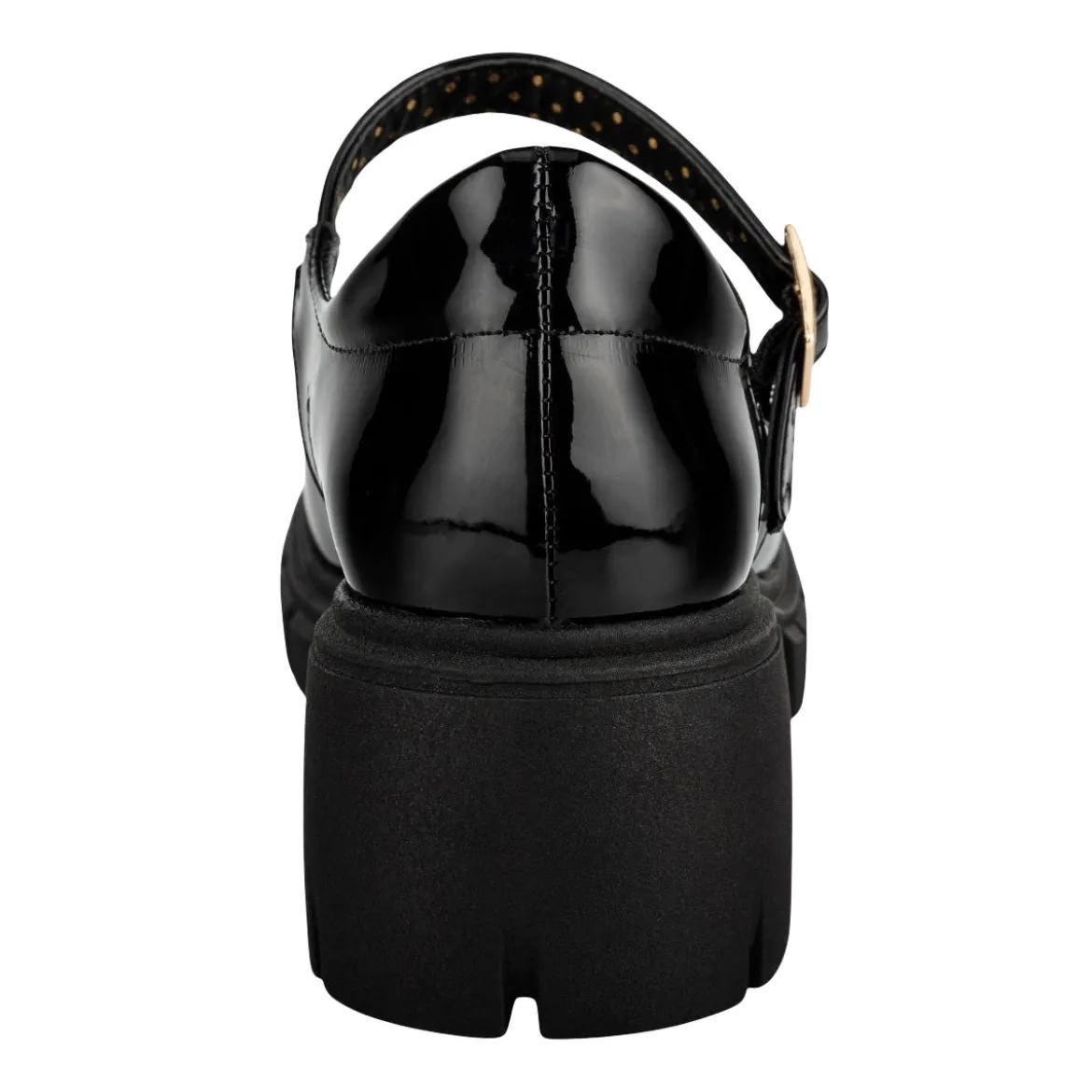 Zapato Escolar Happy Shoes Para Mujer Tacón Mary-Jane 07427