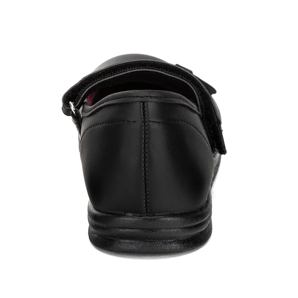 Zapato Escolar Moño Negro Velcro Joven Nick&wick 03006