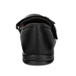 Zapato Escolar Moño Negro Velcro Niña Nick&wick 03005