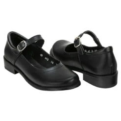 Zapato Escolar Negro Para Escolta Niña-Mujer Lgc 00390