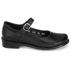 Zapato Escolar Negro Para Escolta Niña-Mujer Lgc 00390